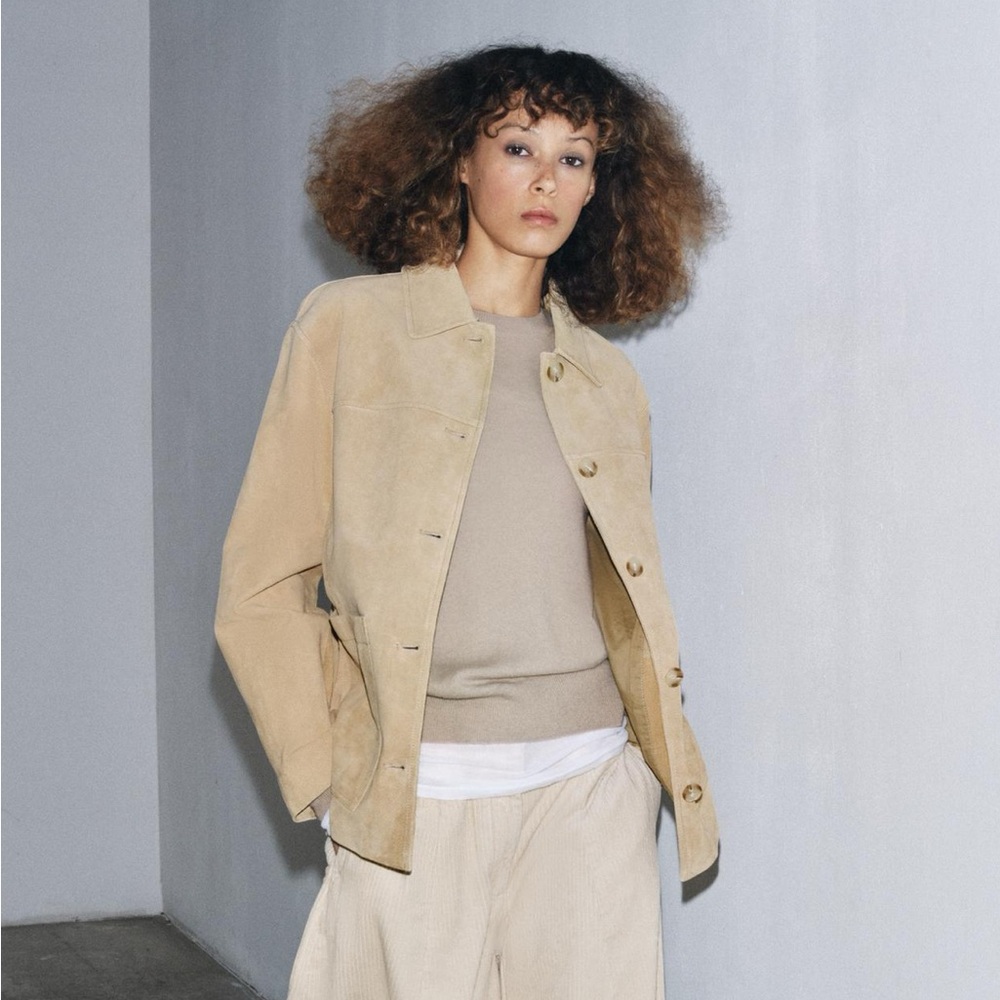 NWT Tan Suede Jacket